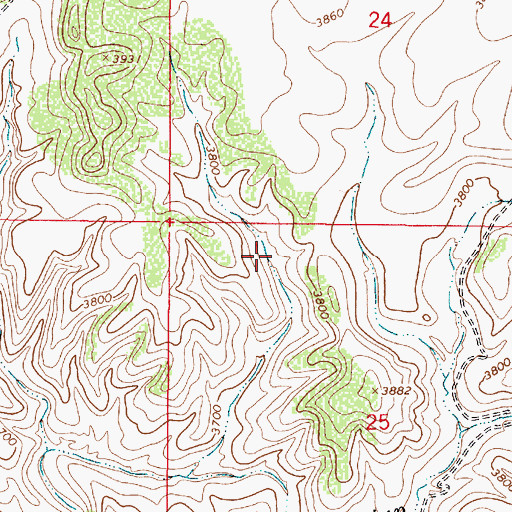Topographic Map of Schroeder Tank, AZ