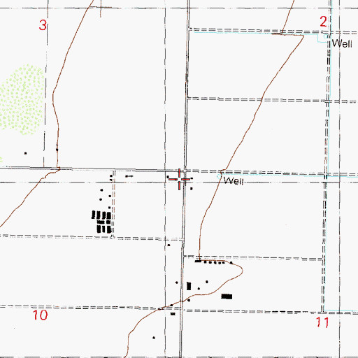 Topographic Map of Desert-Ho Ranch, AZ