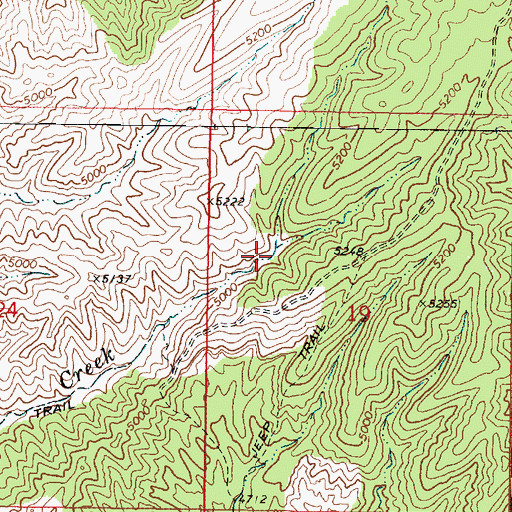 Topographic Map of Seep Spring, AZ