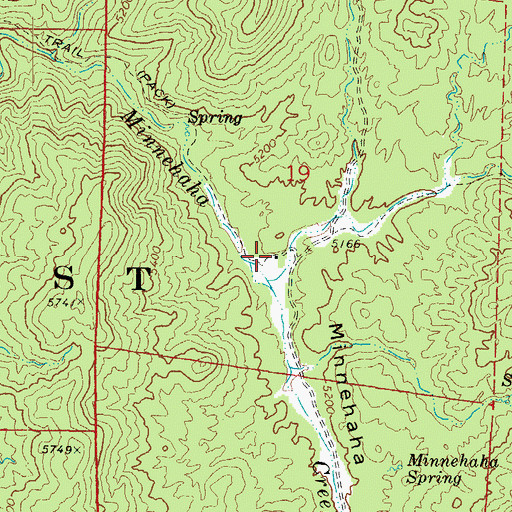 Topographic Map of Shelley Place, AZ
