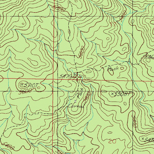 Topographic Map of Shivers Trap Spring, AZ