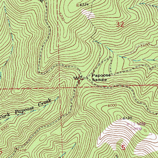 Topographic Map of 'Imnamatnoon Likoolam, ID