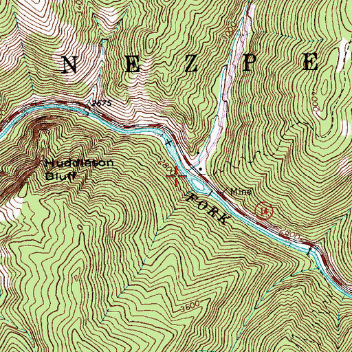 Topographic Map of Peasley Creek, ID