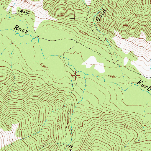 Topographic Map of Perkons Creek, ID