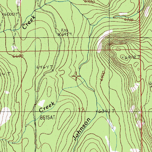 Topographic Map of Pid Creek, ID