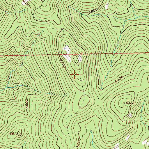 Topographic Map of Pilot Knob Trail, ID