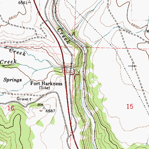 Topographic Map of Pleasant Valley Creek, ID