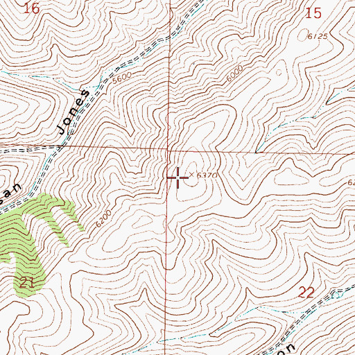 Topographic Map of Pleasantview Hills, ID