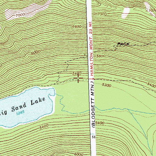 Topographic Map of Poacher Creek, ID