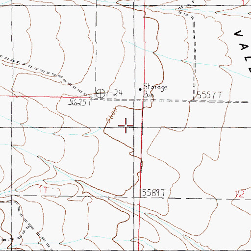 Topographic Map of Pole Canyon, ID