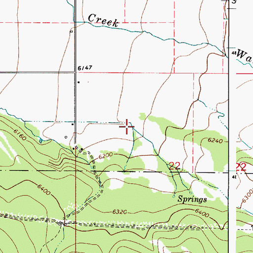 Topographic Map of Pole Canyon, ID