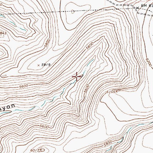 Topographic Map of Thistle Tank, AZ