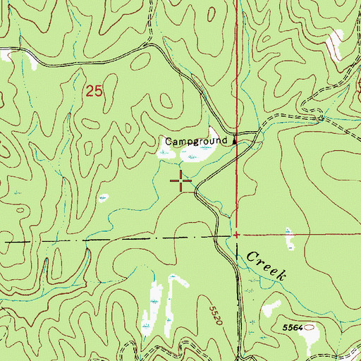 Topographic Map of Powelson Creek, ID