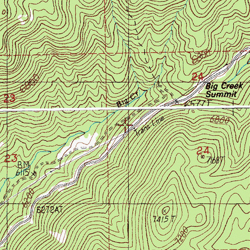 Topographic Map of Prince Albert Spring (historical), ID