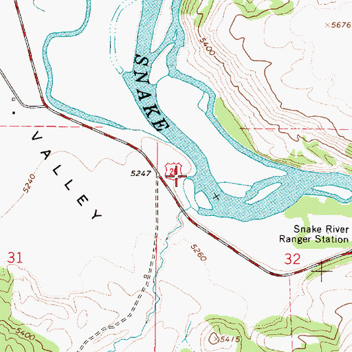Topographic Map of Pritchard Creek, ID