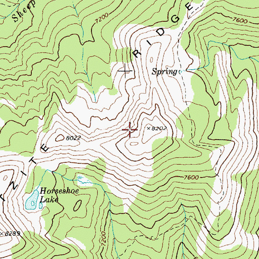 Topographic Map of Quartzite Ridge, ID