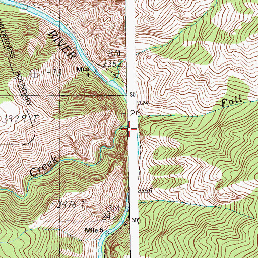 Topographic Map of Raines Creek, ID
