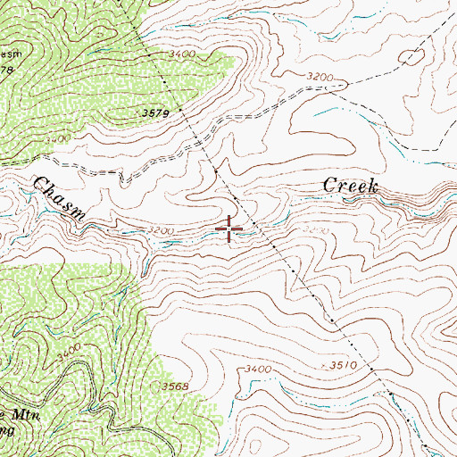 Topographic Map of Verde Tank, AZ