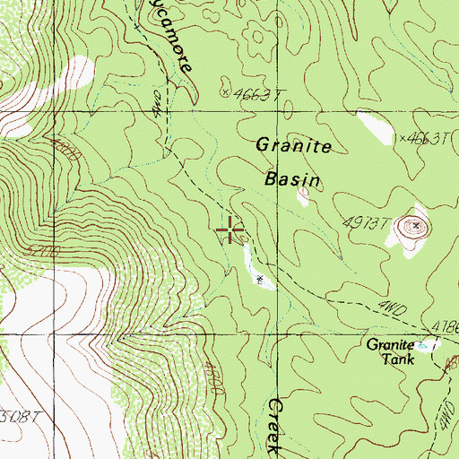 Topographic Map of Webb Windmill, AZ