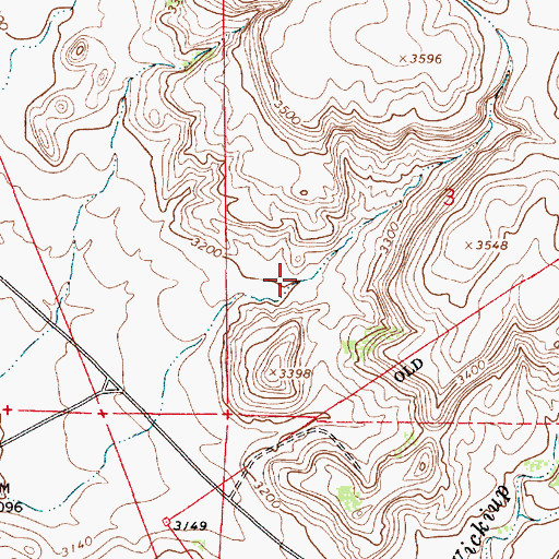 Topographic Map of White Hill Tank, AZ