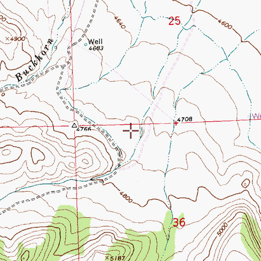 Topographic Map of Robber Gulch, ID