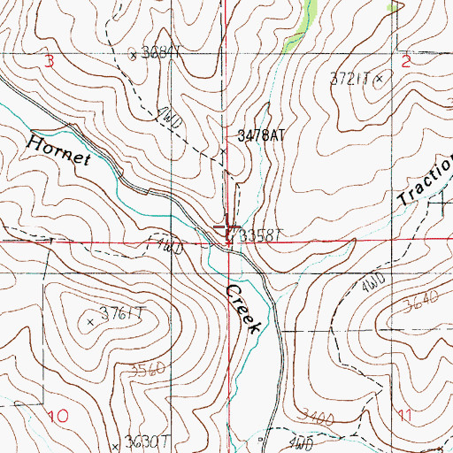 Topographic Map of Robison Gulch, ID