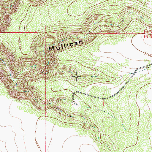 Topographic Map of Wier Number Three, AZ