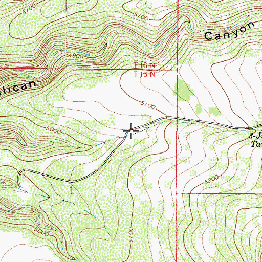 Topographic Map of Wier Number Two, AZ