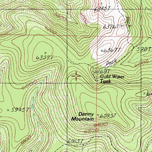 Topographic Map of Windy Ridge Spring, AZ