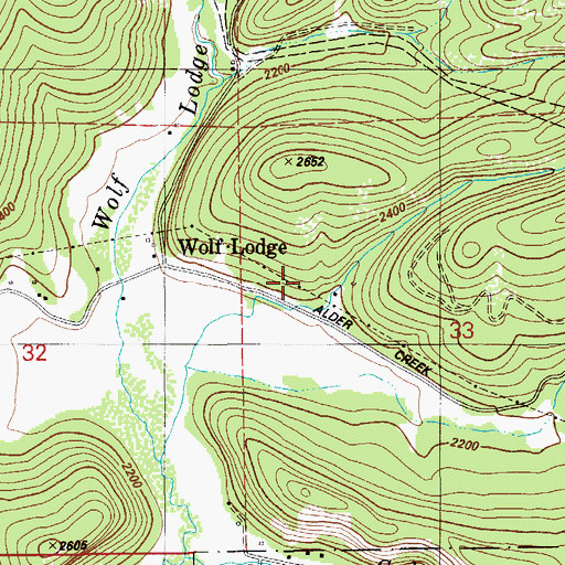 Topographic Map of Rutherford Gulch, ID