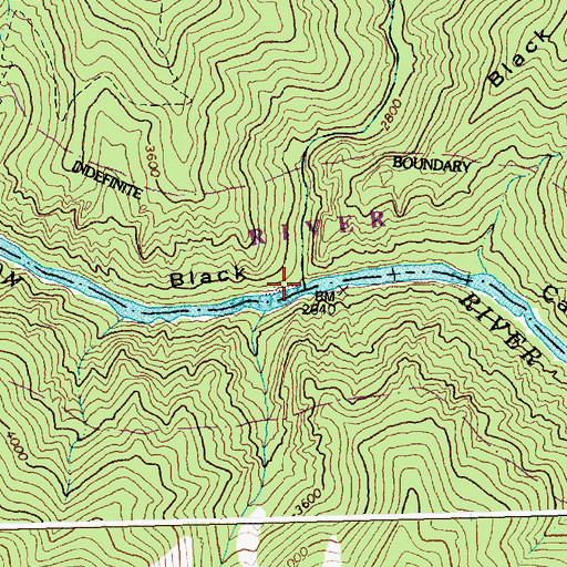 Topographic Map of Sabe Creek, ID