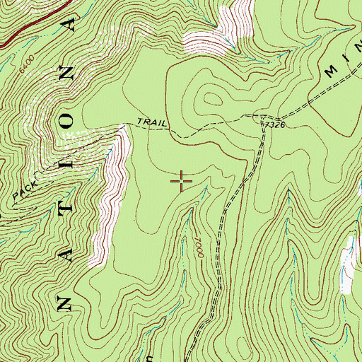 Topographic Map of Young Seep Spring, AZ