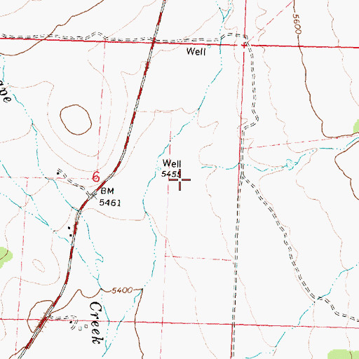 Topographic Map of Savage Hollow, ID