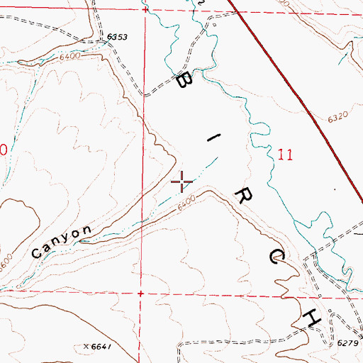 Topographic Map of Sawmill Canyon, ID