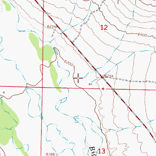Topographic Map of Sawmill Gulch, ID