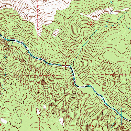 Topographic Map of Schmidt Creek, ID