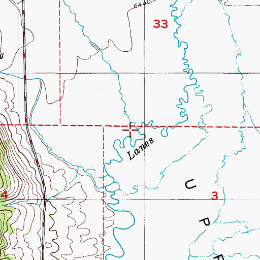 Topographic Map of Sheep Creek, ID