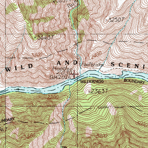 Topographic Map of Sheep Creek, ID