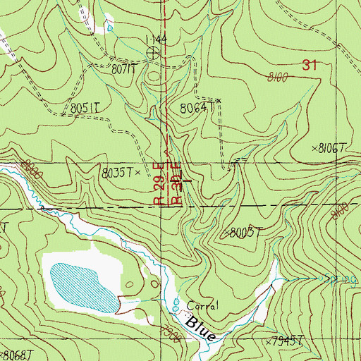 Topographic Map of Cienega Tank, AZ