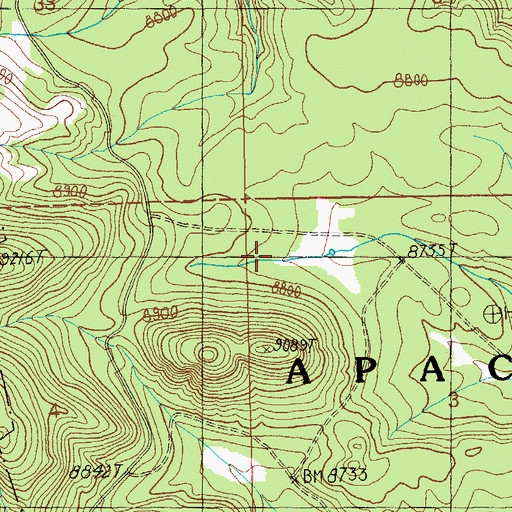 Topographic Map of Cienega Tank, AZ