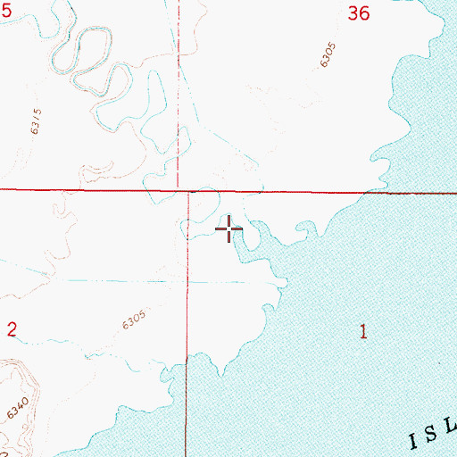 Topographic Map of Sheridan Creek, ID