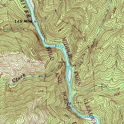 Topographic Map of Short Creek, ID