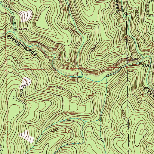 Topographic Map of Silver Creek, ID
