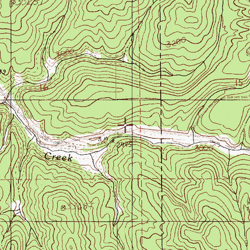 Topographic Map of Silver King Mine, ID