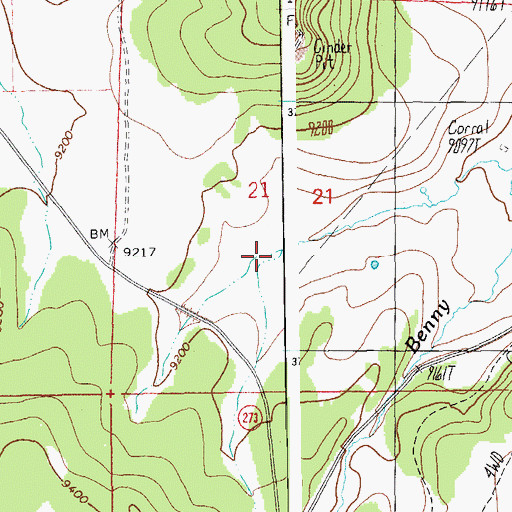 Topographic Map of Mitt Tank, AZ
