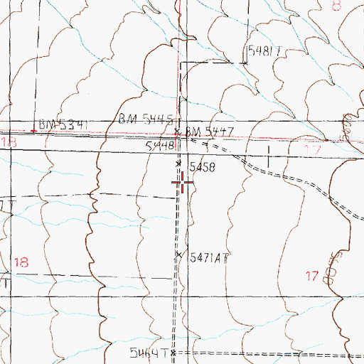 Topographic Map of Sixmile Canyon, ID