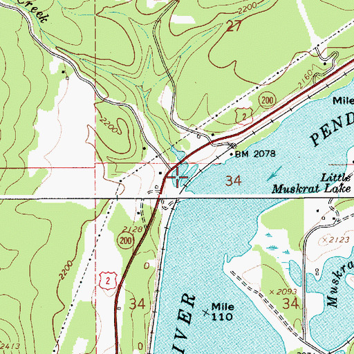 Topographic Map of Smith Creek, ID