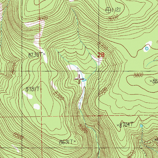Topographic Map of Rincon Tank, AZ