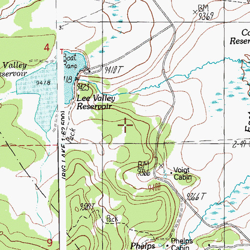 Topographic Map of River Number One Dam, AZ