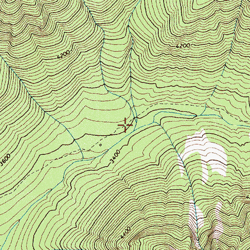 Topographic Map of Squaw Creek, ID
